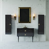 Lutettia Collection Single Sink Bathroom Vanity - Golzar Home