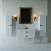 Lutettia Collection Single Sink Bathroom Vanity - Golzar Home