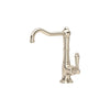 ROHL Cinquanta Single Hole Column Spout Bar & Food Prep Faucet - Polished Chrome With Metal Lever Handle/6.5LMAPC