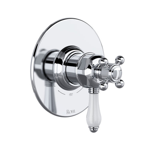 ROHL 1/2" Thermostatic & Pressure Balance Trim With 2 Functions (No Share) With Lever Handle