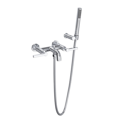 ROHL Lombardia Wall Mount Exposed Tub Set With Handshower