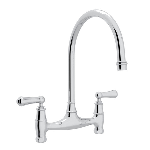 Perrin & Rowe Georgian Era Bridge Kitchen Faucet Without Unions