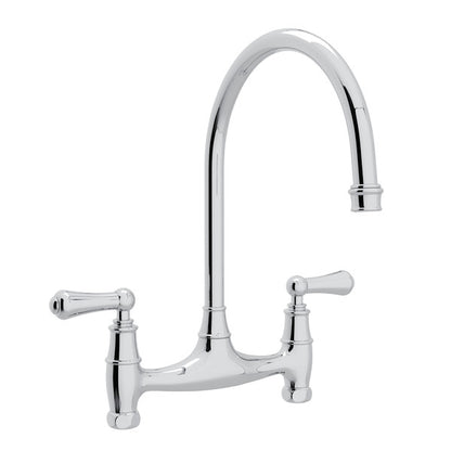 Perrin & Rowe Georgian Era Bridge Kitchen Faucet Without Unions