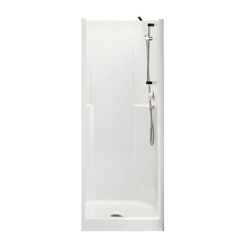 Biarritz 80 32 x 33 AcrylX™ Alcove Center Drain One-Piece Shower in White