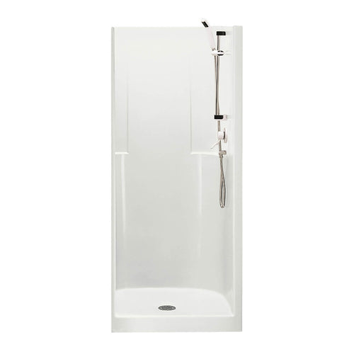 Biarritz 85 36 x 35 AcrylX™ Alcove Center Drain One-Piece Shower in White
