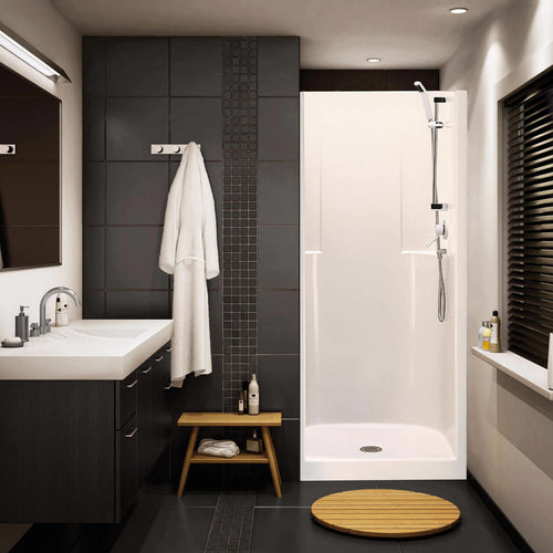 Biarritz 85 36 x 35 AcrylX™ Alcove Center Drain One-Piece Shower in White
