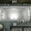 Optik 7236 Acrylic Undermount Center Drain Bathtub in White