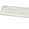 Cocoon 6032 Acrylic Drop-in End Drain Bathtub in White
