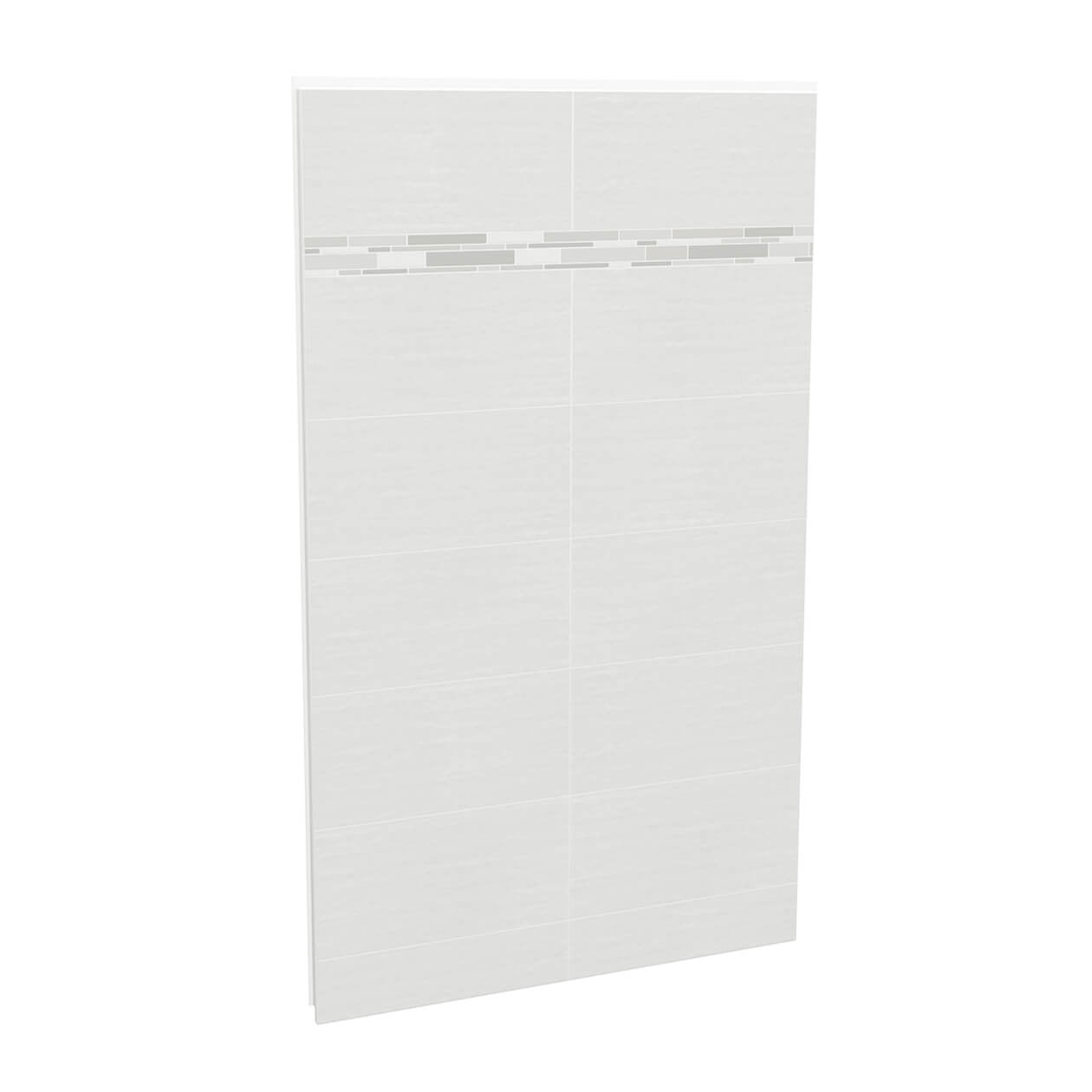 Utile 48 in. Composite Direct-to-Stud Back Wall in Origin Arctik