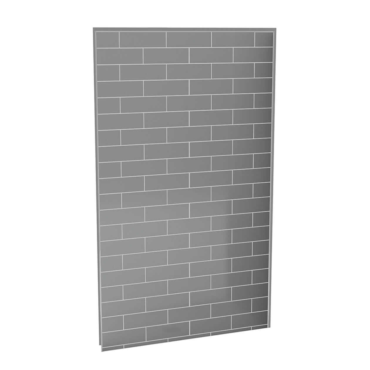 Utile 48 in. Composite Direct-to-Stud Back Wall in Origin Arctik