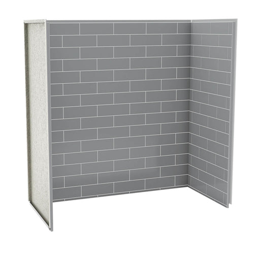 Utile 6030 Composite Direct-to-Stud Three-Piece Tub Wall Kit in Origin Arctik