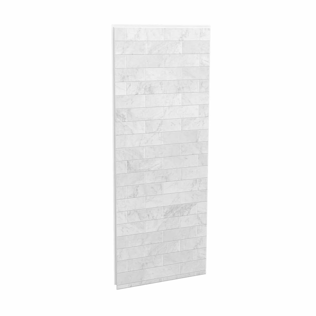 Utile 36 in. Composite Direct-to-Stud Side Wall in Metro Tux