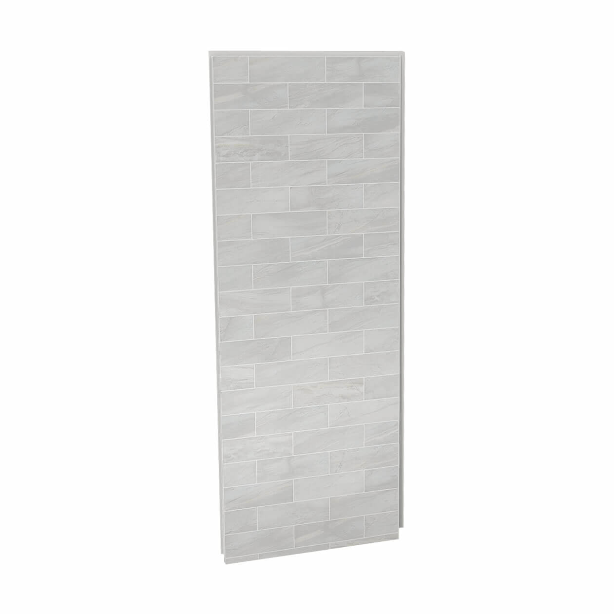Utile 36 in. Composite Direct-to-Stud Side Wall in Metro Tux
