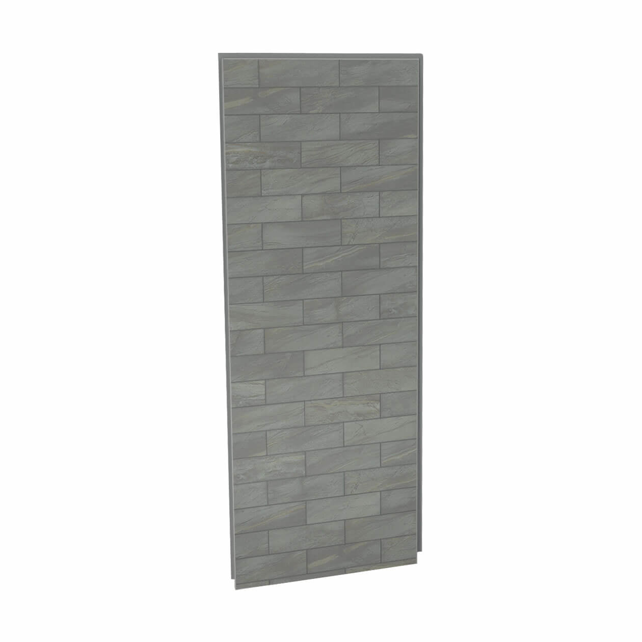 Utile 36 in. Composite Direct-to-Stud Side Wall in Metro Tux
