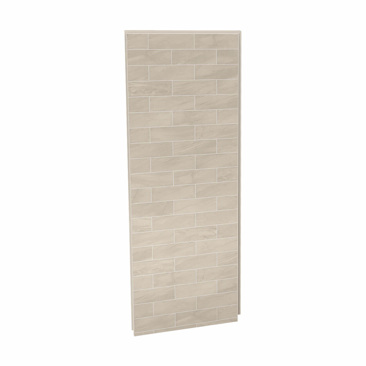 Utile 36 in. Composite Direct-to-Stud Side Wall in Metro Tux