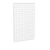 Utile 48 in. Composite Direct-to-Stud Back Wall in Metro Tux