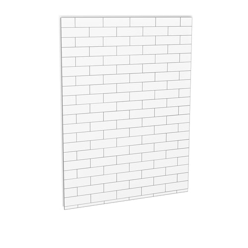 Utile 60 in. Composite Direct-to-Stud Back Wall in Metro Tux