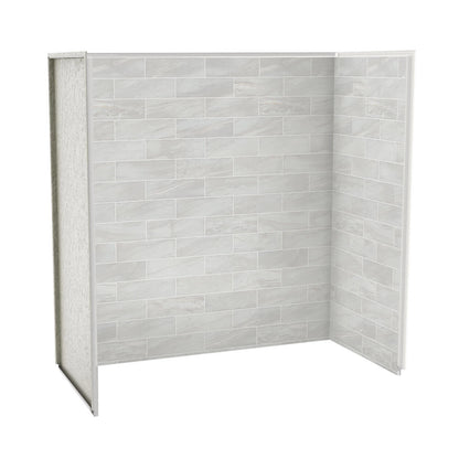 Utile 6030 Composite Direct-to-Stud Three-Piece Tub Wall Kit in Metro Tux