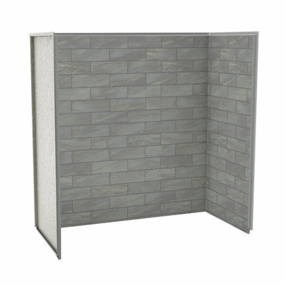 Utile 6030 Composite Direct-to-Stud Three-Piece Tub Wall Kit in Metro Tux