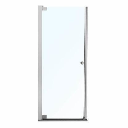 Madono 28 ½-30 ½ x 67 in. 6 mm Pivot Shower Door for Alcove Installation with Clear glass in Chrome