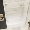 Gallery TS-6030 AcrylX Alcove Left-Hand Drain Two-Piece Tub Shower in White