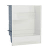 Gallery TS-6030 AcrylX Alcove Left-Hand Drain Two-Piece Tub Shower in White