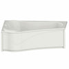 Murmur 6043 ASY Acrylic Drop-in Left-Hand Drain Bathtub in White