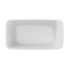 Maax Lounge 6434 Acrylic End Drain In With Skirt 66 x 34-Inch Freestanding Bathtub