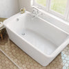Maax Lounge 6434 Acrylic End Drain In With Skirt 66 x 34-Inch Freestanding Bathtub