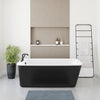 Maax Lounge 6434 Acrylic End Drain In With Skirt 66 x 34-Inch Freestanding Bathtub