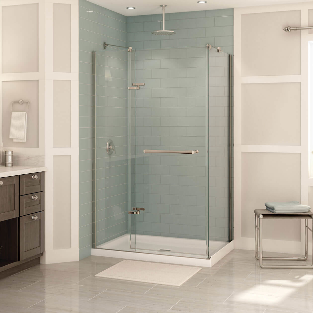 MAAX Olympia Shower Base (Textured bottom for slip-resistance)