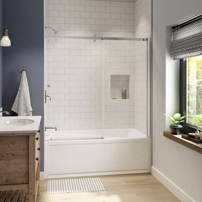 Exhibit 6636 IFS Acrylic Alcove Left-Hand Drain Bathtub in White