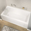 Pose 6632 IF Acrylic Alcove Left-Hand Drain Bathtub in White