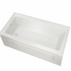 Pose 6632 IF Acrylic Alcove Left-Hand Drain Bathtub in White