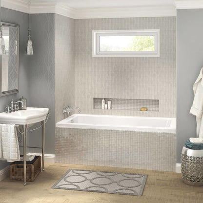 Pose 6632 IF Acrylic Alcove Left-Hand Drain Bathtub in White