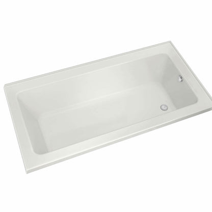 Pose 7236 IF Acrylic Corner Right Left-Hand Drain Bathtub in White