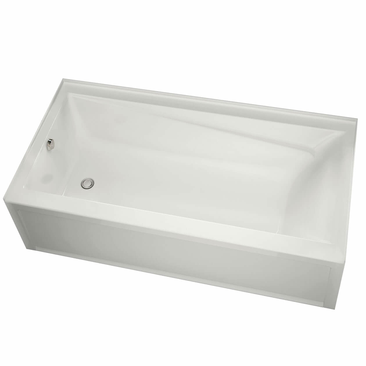 Exhibit 6632 IFS AFR Acrylic Alcove Left-Right Drain Bathtub in White