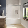 Exhibit 6632 IFS AFR Acrylic Alcove Left-Right Drain Bathtub in White