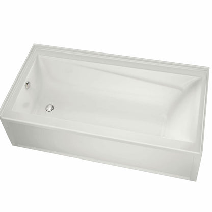 Exhibit 7232 IFS AFR DTF Acrylic Alcove Left-Hand Drain Bathtub in White