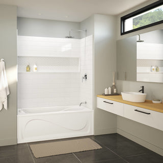 Maax Nextile Direct-to-stud Four-piece Kit In 6030 Tub Wall