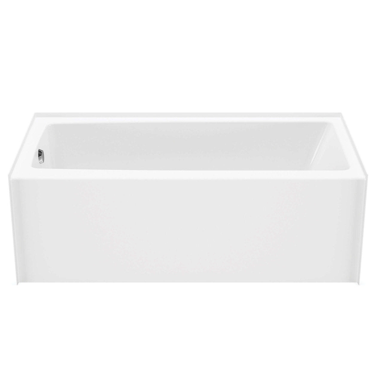Mackenzie 6032 AcrylX Alcove Left-Hand Drain Bathtub in White