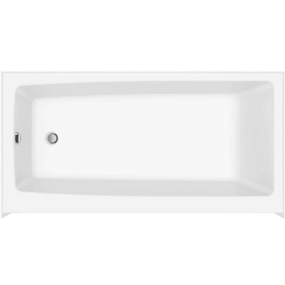 Mackenzie 6032 AcrylX Alcove Left-Hand Drain Bathtub in White