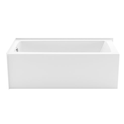 Mackenzie Corner 6030 AcrylX Corner Left-Hand Drain Bathtub in White