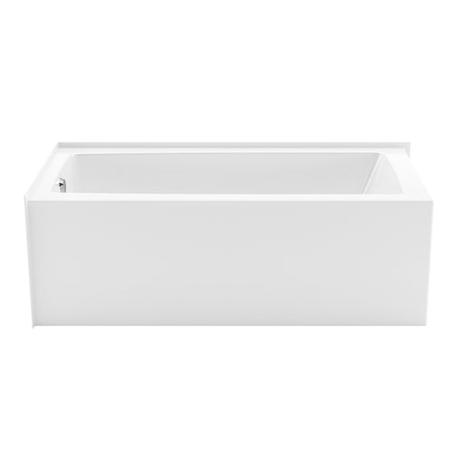 Mackenzie Corner 6032 AFR AcrylX Corner Left-Hand Drain Bathtub in White