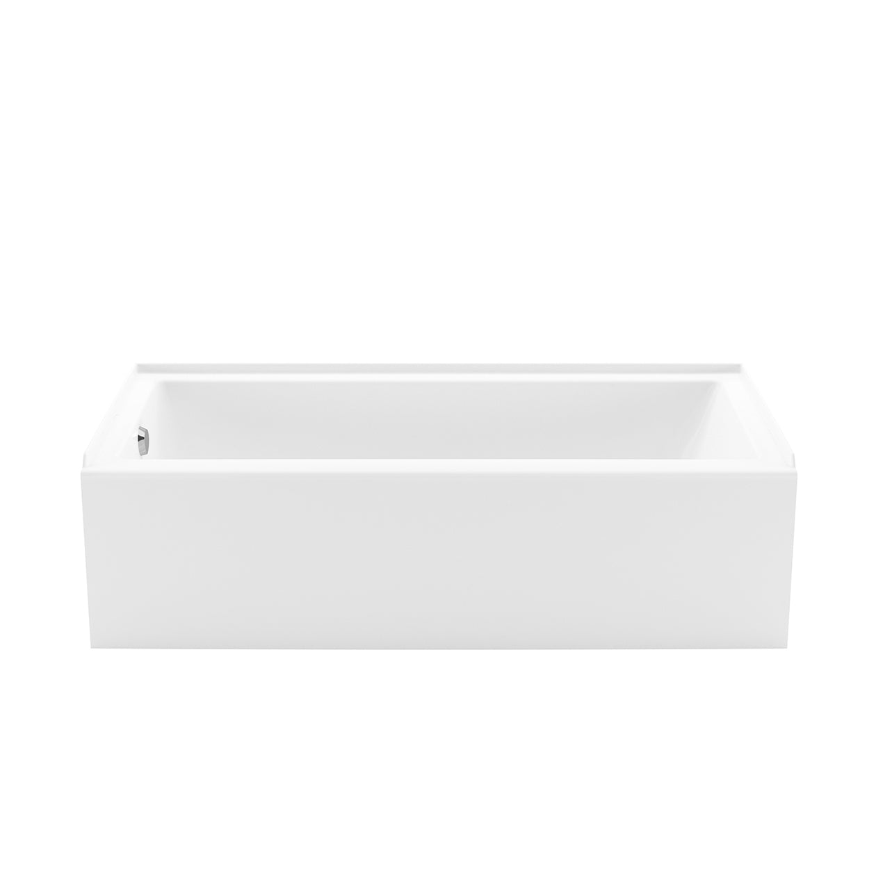 Bosca Access 6030 AFR Acrylic Alcove Left-Hand Drain Bathtub in White