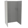 Utile 4832 Composite Direct-to-Stud Three-Piece Alcove Shower Wall Kit in Metro Tux