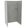 Utile 4832 Composite Direct-to-Stud Three-Piece Alcove Shower Wall Kit in Metro Tux