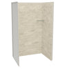 Utile 4832 Composite Direct-to-Stud Three-Piece Alcove Shower Wall Kit in Metro Tux