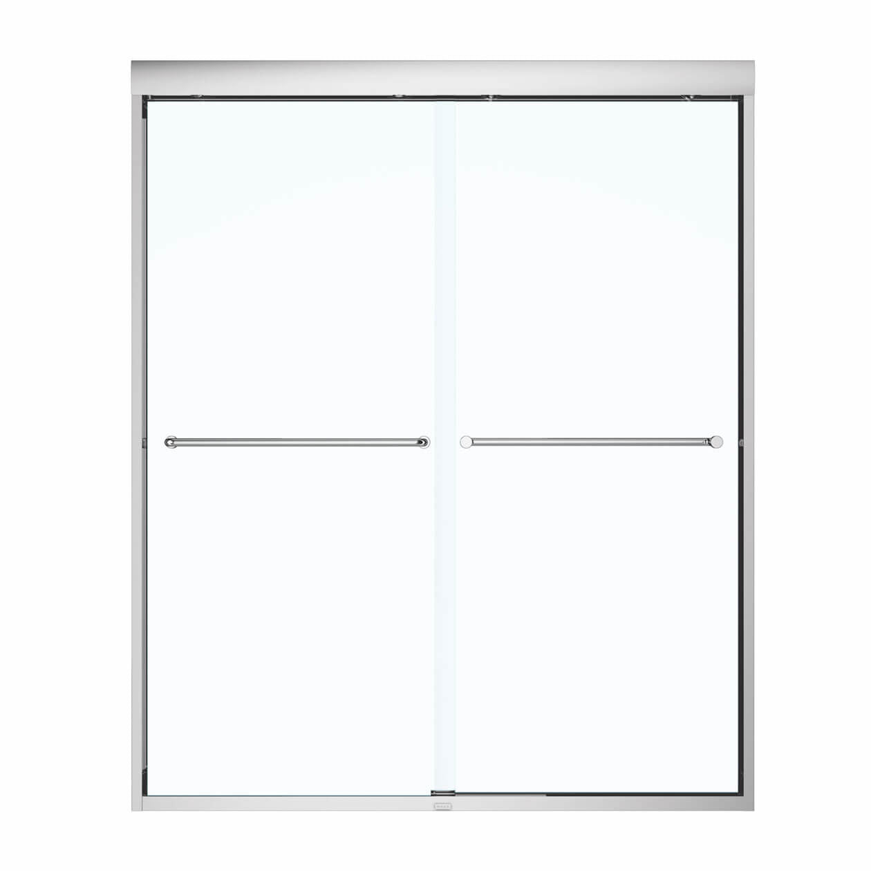 Kameleon SC 51-55 x 71 in. 6 mm Bypass Shower Door for Alcove Installation with Clear glass in Chrome