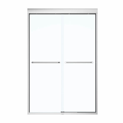 Kameleon SC 43-47 x 71 in. 8 mm Bypass Shower Door for Alcove Installation with Clear glass in Chrome